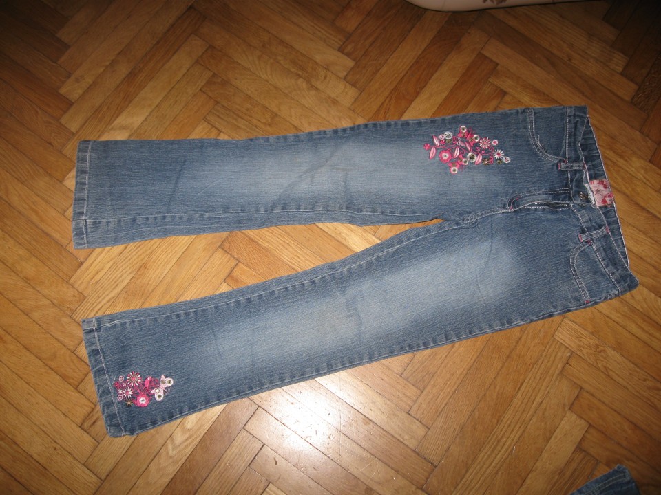jeans hlače X-mail vel.140, 3€