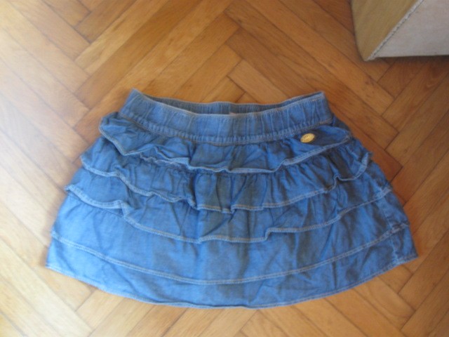 Jeans mini krilo OVS vel.146, 3€