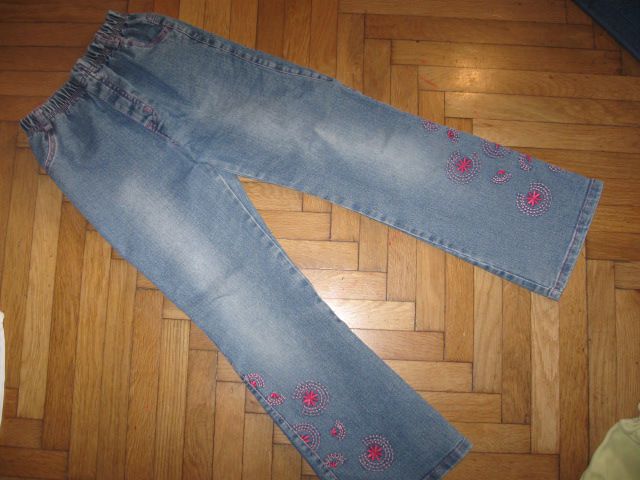 Jeans elastične hlače vel.152 (12 let), 3€