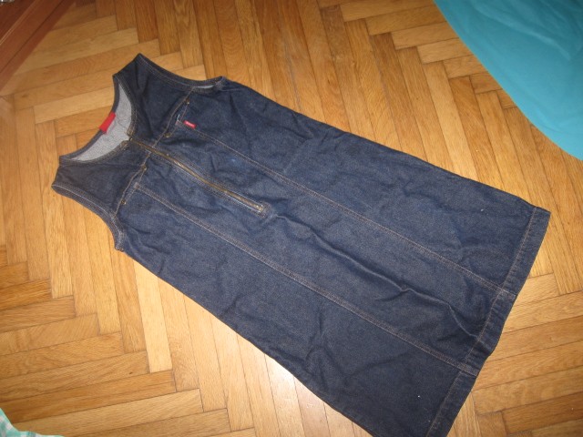 Jeans obleka H&M vel.152, 4€