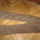 rjave žametne hlače vel.158  (vel.36), 3€