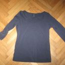 modra majica s 3/4 rokavi H&M, vel.M (vel.170), 2€