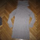 dolg rjavkasto/siv pulover vel.S, 3€