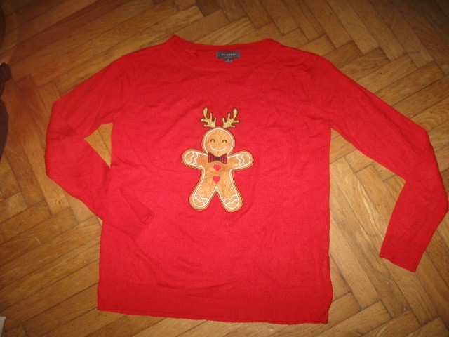 Božični pulover Primark vel.S (vel.34-36), 3€