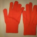 oranžne nove pletene rokavice C&A, univerzalne, 3,5€