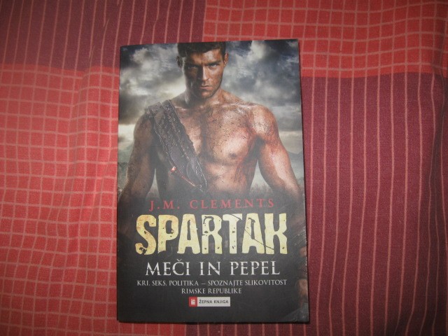 Roman Spartak: Meči in pepel; J.M.Clements, 8€