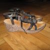 usnjeni rjavi sandali s polno peto Dave Mayer št.36, 6€