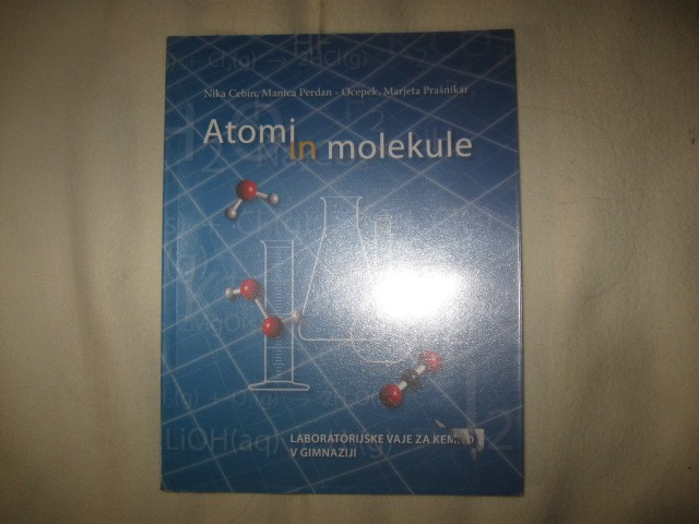 Atomi in molekule, lab.vaje za kemijo v gimnaziji, 7€