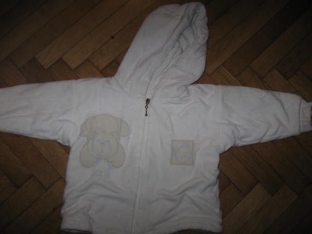 Bel topel kapucar/prehodna jakna št.80, 3€