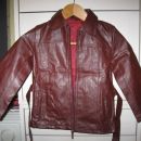 bordo rdeča jakna iz fibre Vogue, vel.36, 5€