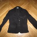 črn blazer iz rebrastega ozkega žameta Hirsch vel.36, 4€