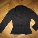 eleganten črn blazer vel.36, 5€