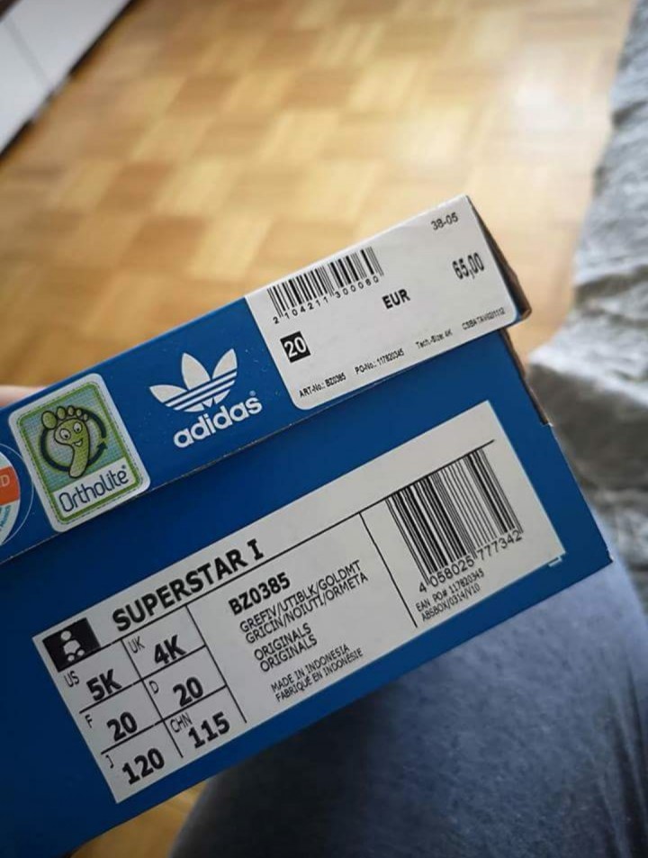 Adidas Superstar, stevilka 20 - foto povečava