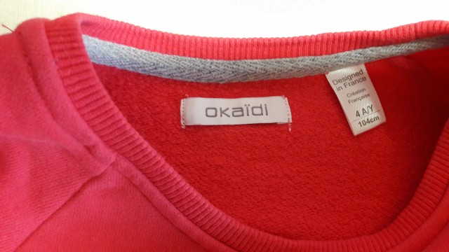 Okaidi pulover  104   4€
