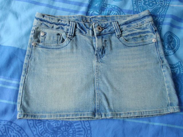 Jeans krilo, št.36/38 (S); 4€
