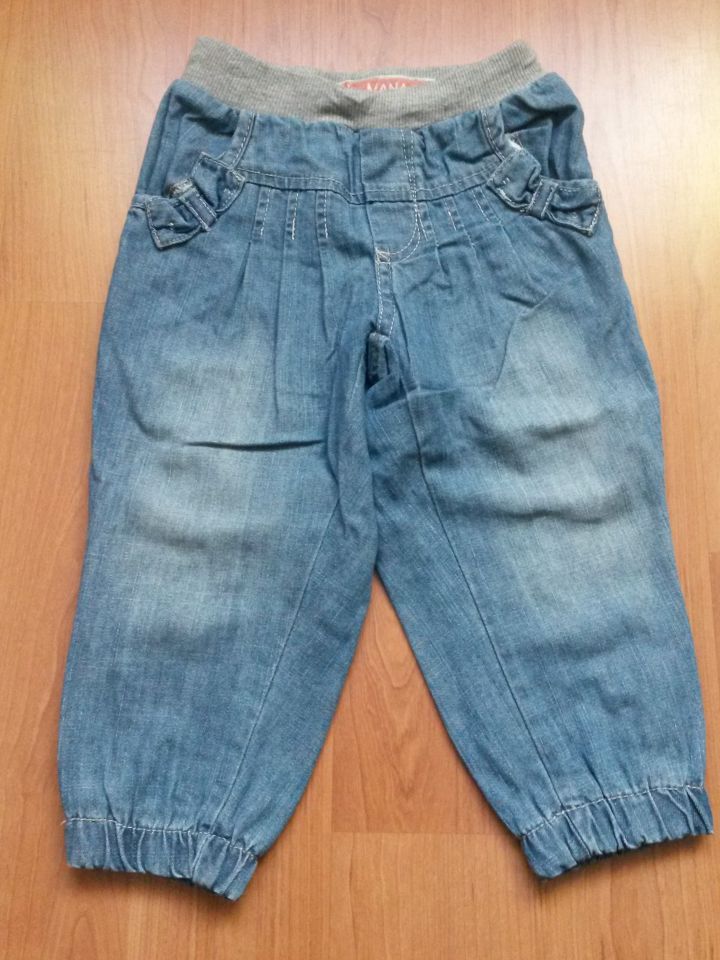 Podložene jeans hlače (MANA), št. 80; 3,50€