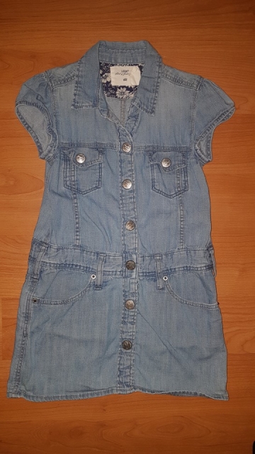 Jeans obleka (H&M), vel. 104; 4€