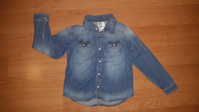Jeans srajca (H&M), vel. 104; 3,50€