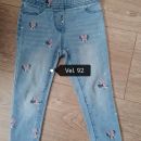 Jeans pajkice c&a, vel. 92, 2x nosene