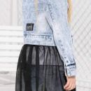 Denim jakna 128-134, 20€