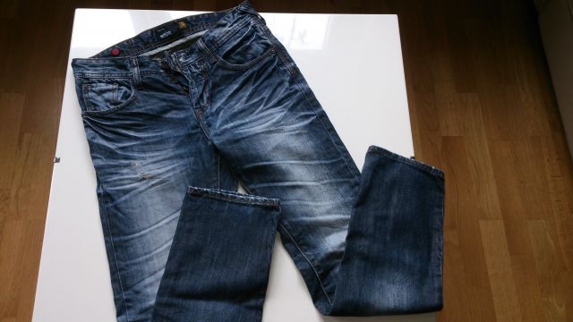 Jeans moške fantovske hlače smog št.28/30