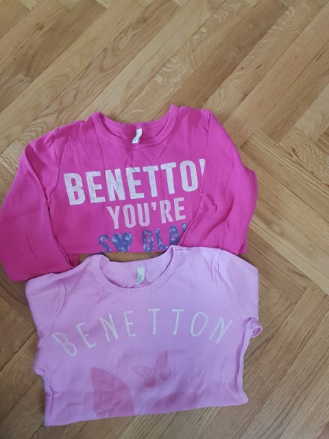 Majici Benetton št. 110...cena 3 eur/kom