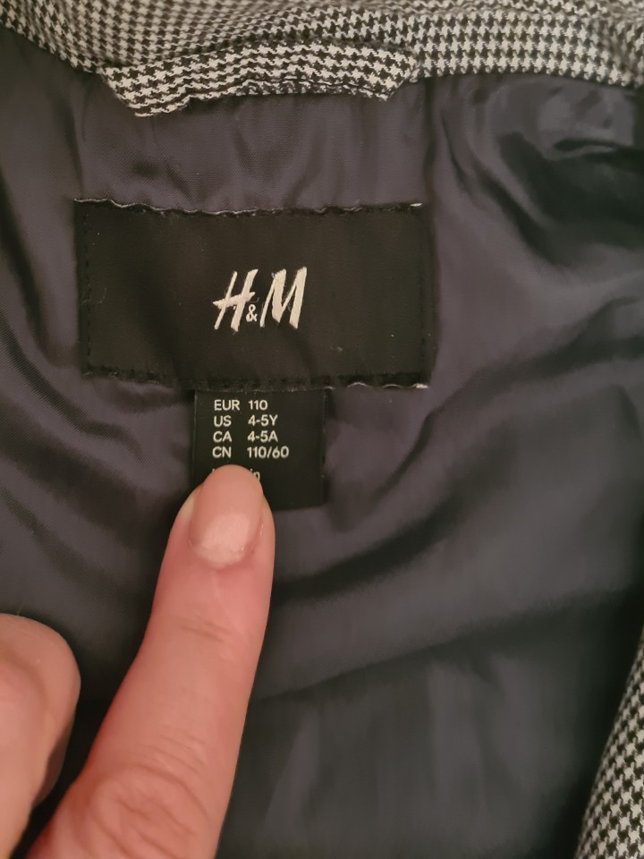 Prehodna jakna h&m 110- 7€ - foto povečava