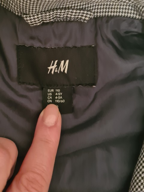 Jakna H&M št.110 - 4€ - foto
