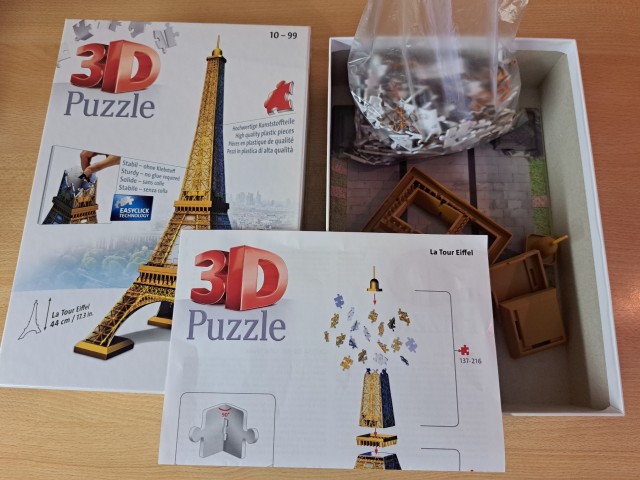 Puzzle 3D Ravensburger - foto