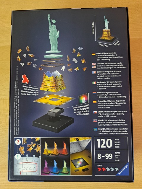 Puzzle 3D Ravensburger - foto