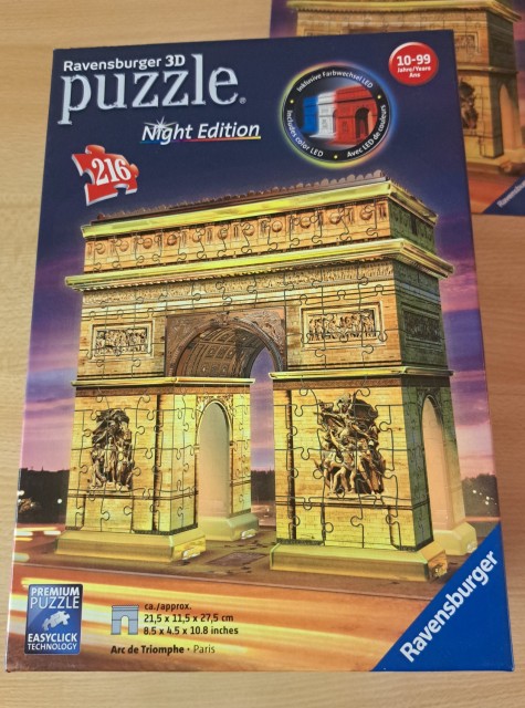 Puzzle 3D Ravensburger - foto