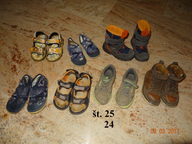 24,25 čevlji za fanta 3-5€