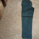 jeans hlače v zeleni barvi št.52