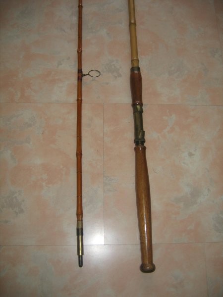 BAMBOO FLY ROD - TWO PIECE RODS HOME MADE - foto