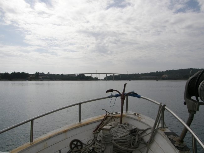 Ždrelac in most med Pašmanom in Ugljanom