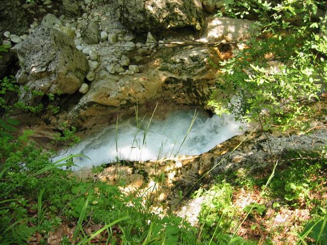 Jezersko sedlo, korita Možnice, 5.8.2004 - foto povečava