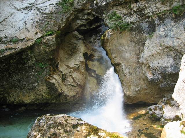 Jezersko sedlo, korita Možnice, 5.8.2004 - foto