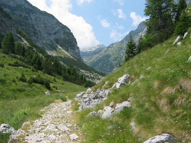 Velika Baba, Krnsko jezero, 3.8.2004 - foto povečava