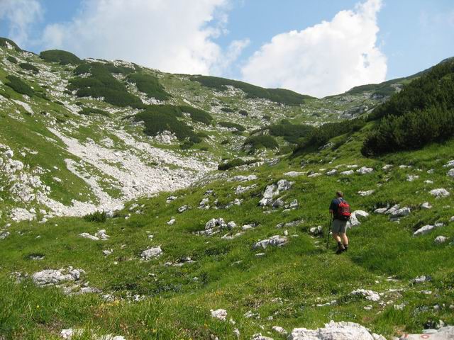 Velika Baba, Krnsko jezero, 3.8.2004 - foto povečava