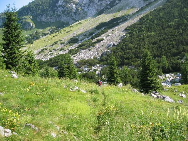 Velika Baba, Krnsko jezero, 3.8.2004 - foto povečava