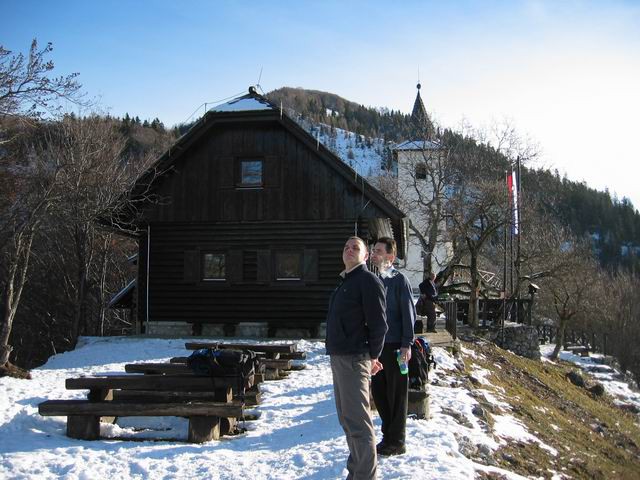 Koča Iskra na Jakobu, Potoška gora, 11.1.2004 - foto povečava