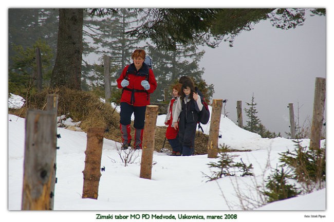 Zimski tabor MO PD Medvode 2008 - foto povečava