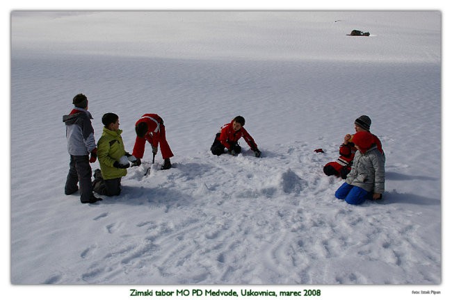 Zimski tabor MO PD Medvode 2008 - foto povečava