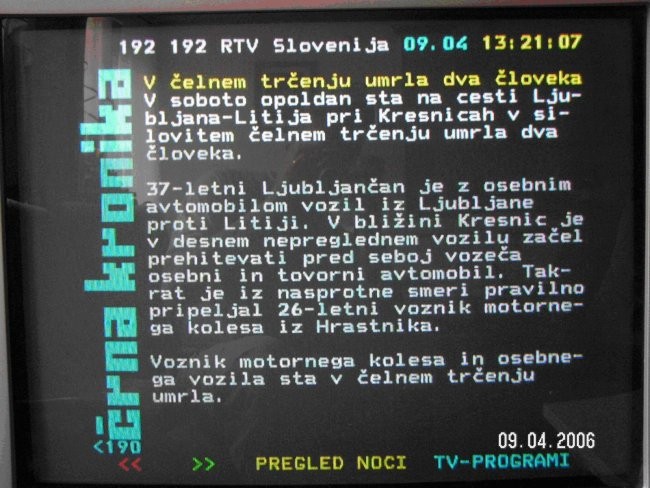 Nesrece motoristov - foto povečava