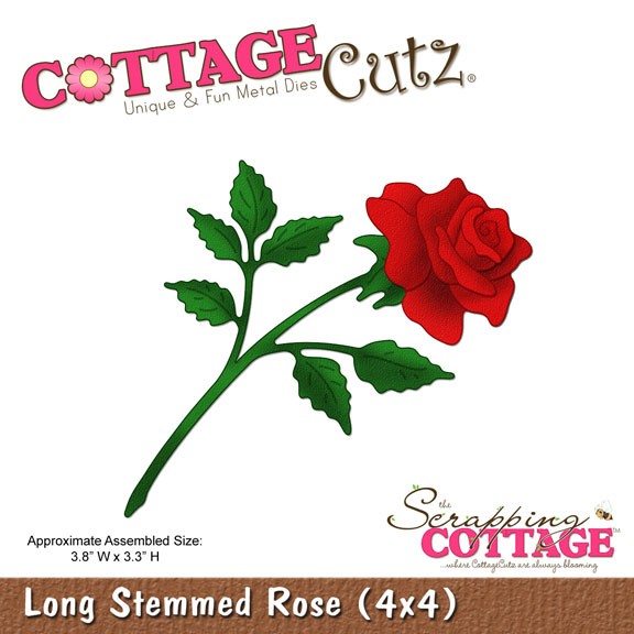 Cottage Cutz  -  Long Stemmed rose    -   10€ +  PTT
