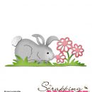 Cottage Cutz - Spring Bunny with Flowers - 4€ + PTT