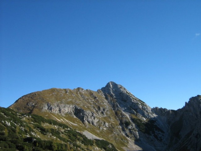 Mali Draški vrh, fotografiran iz 