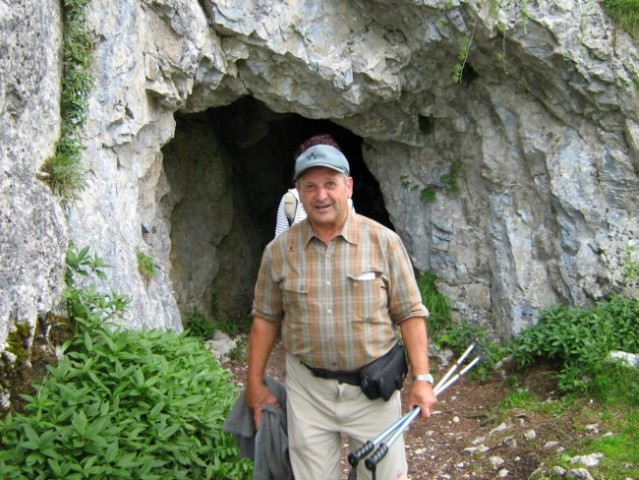 Martin Dobnikar, potem, ko je prišel iz tunelčka.
