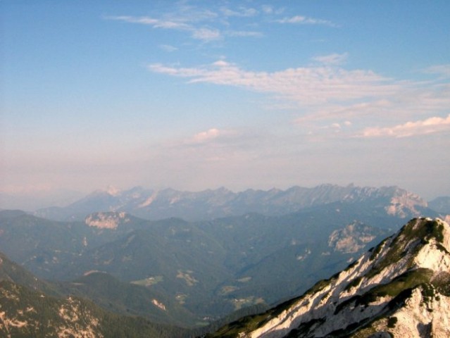 Košuta, najdaljši slovenski greben.