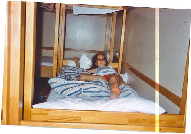 jaz v postelji
mladinsko zdravilišče Debeli Rtič